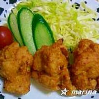 ソフトで美味しい鶏胸肉を使った唐揚げ